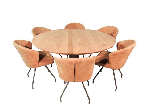 ronde tafel voor 6 personen.